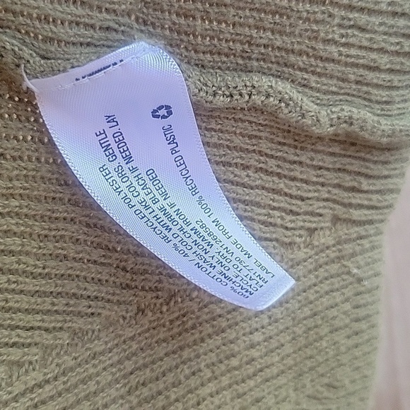 A New Day XSmall Mossy Green Open Cardigan - Picture 4 of 6